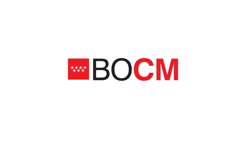 Boletín Oficial de la Comunidad de Madrid Logo del Boletín Oficial de la Comunidad de Madrid