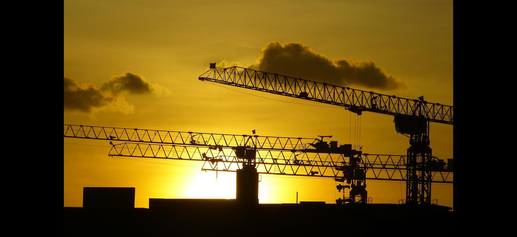 trabajadores en obra de construcción