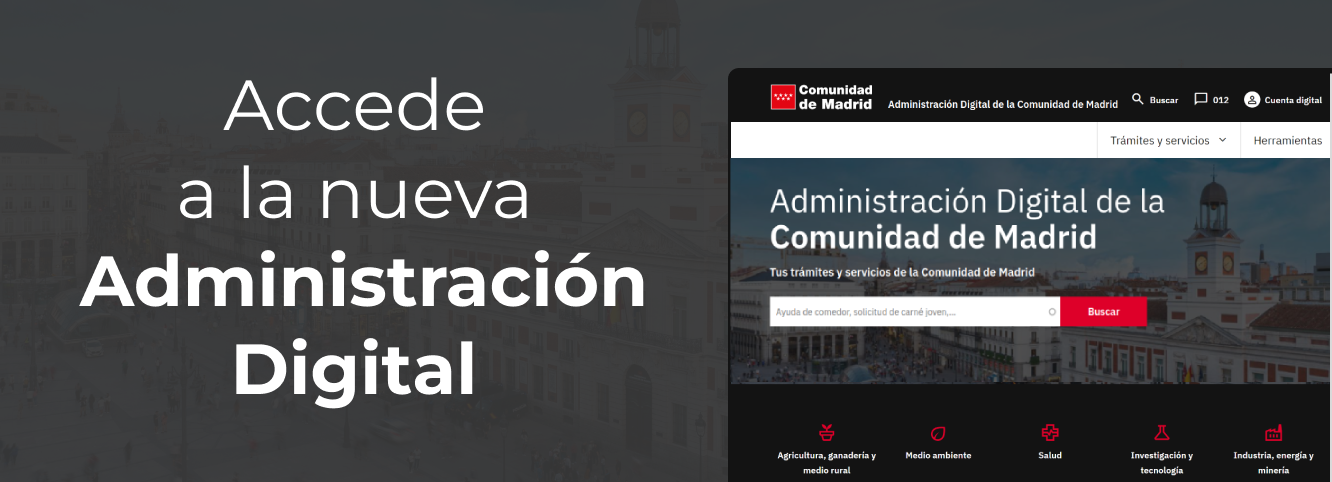 Acceso a la Sede Digital de la Comunidad de Madrid